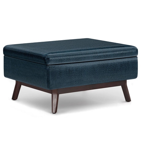 Owen - Upholstered Rectangular Storage Ottoman - Furniture Home Direct