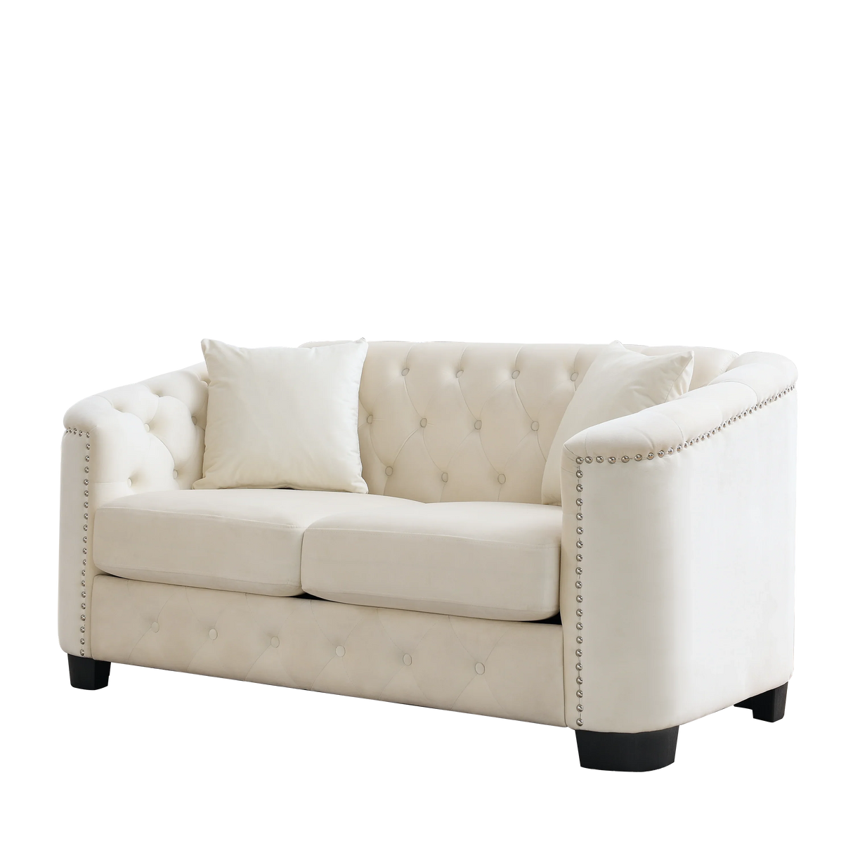 Sofa And Loveseat - Beige - Furniture Home Direct