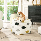 Pouf Luxury Oversized Bean Bag Cube Ottoman - Furniture Home Direct