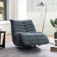 Talmon - Chenille Glider Recliner With Swivel - Furniture Home Direct