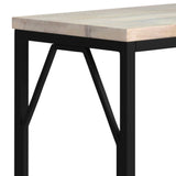 Selma - Handcrafted Metal And Wood Accent Table - Furniture Home Direct