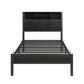 Modern Metal Platform Bed Frame With Storage Headboard And Charging Station - Furniture Home Direct