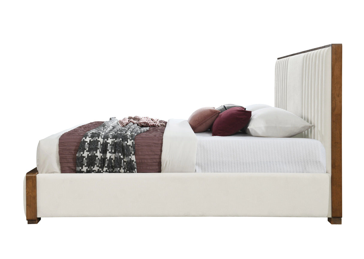Kaleea - Queen Bed - Beige - Furniture Home Direct