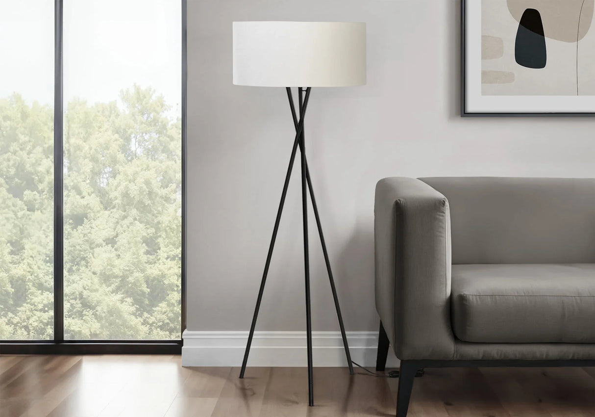 Floor Lamp, Lighting - Black - Furniture Home Direct