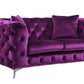 Atronia - Velvet Loveseat - Furniture Home Direct