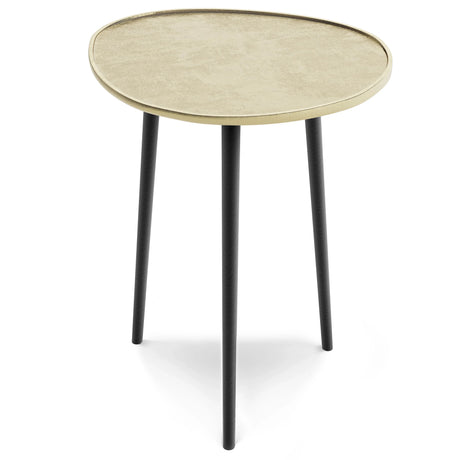 Tanner - Metal Side Table - Gold - Furniture Home Direct