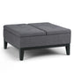 Dover - Multifunctional Lift Top Coffee Table Storage Ottoman - Furniture Home Direct