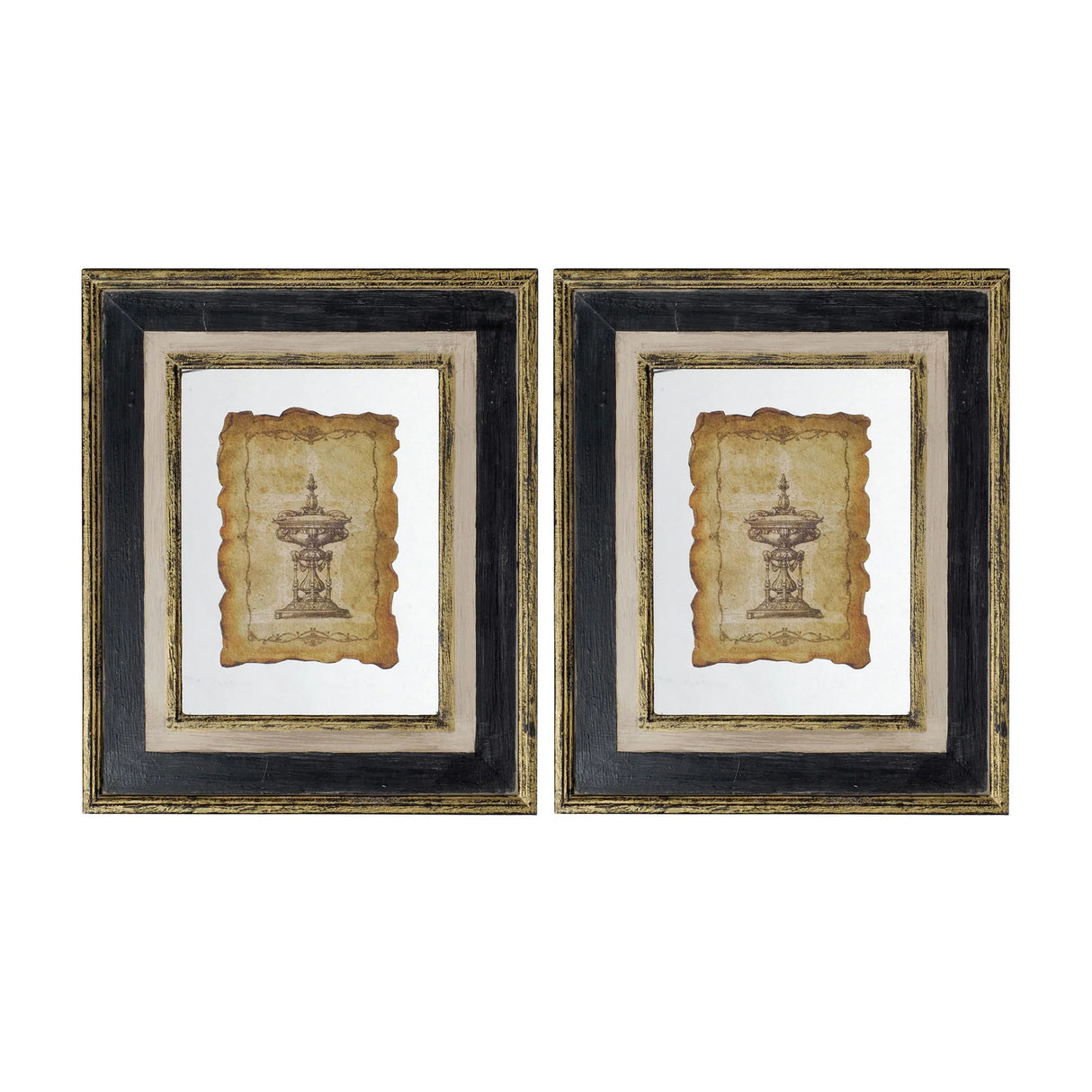 Lucian - Framed Antiqued Sculpture Print - Furniture Home Direct