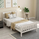 Platform Bed, Mattress Foundation Sleigh Bed With Headboard, Footboard, Slat Support - Furniture Home Direct
