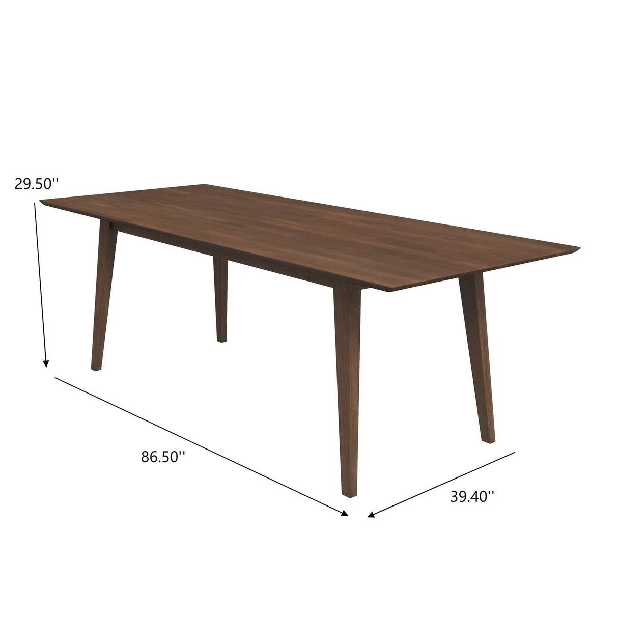 Levi - Modern Style Rectangular Dining Kitchen Table - Furniture Home Direct