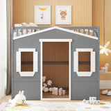 Elegant House Loft Bed With Ladder - Furniture Home Direct