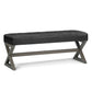 Salinger - Large Upholstered Ottoman Bench - Furniture Home Direct