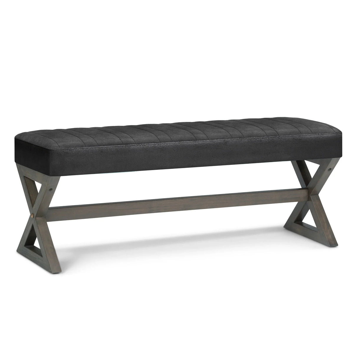 Salinger - Large Upholstered Ottoman Bench - Furniture Home Direct