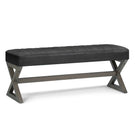 Salinger - Large Upholstered Ottoman Bench - Furniture Home Direct