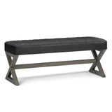 Salinger - Large Upholstered Ottoman Bench - Furniture Home Direct