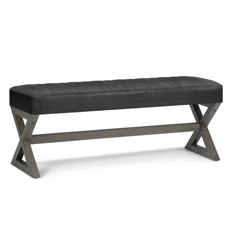Salinger - Large Upholstered Ottoman Bench - Furniture Home Direct