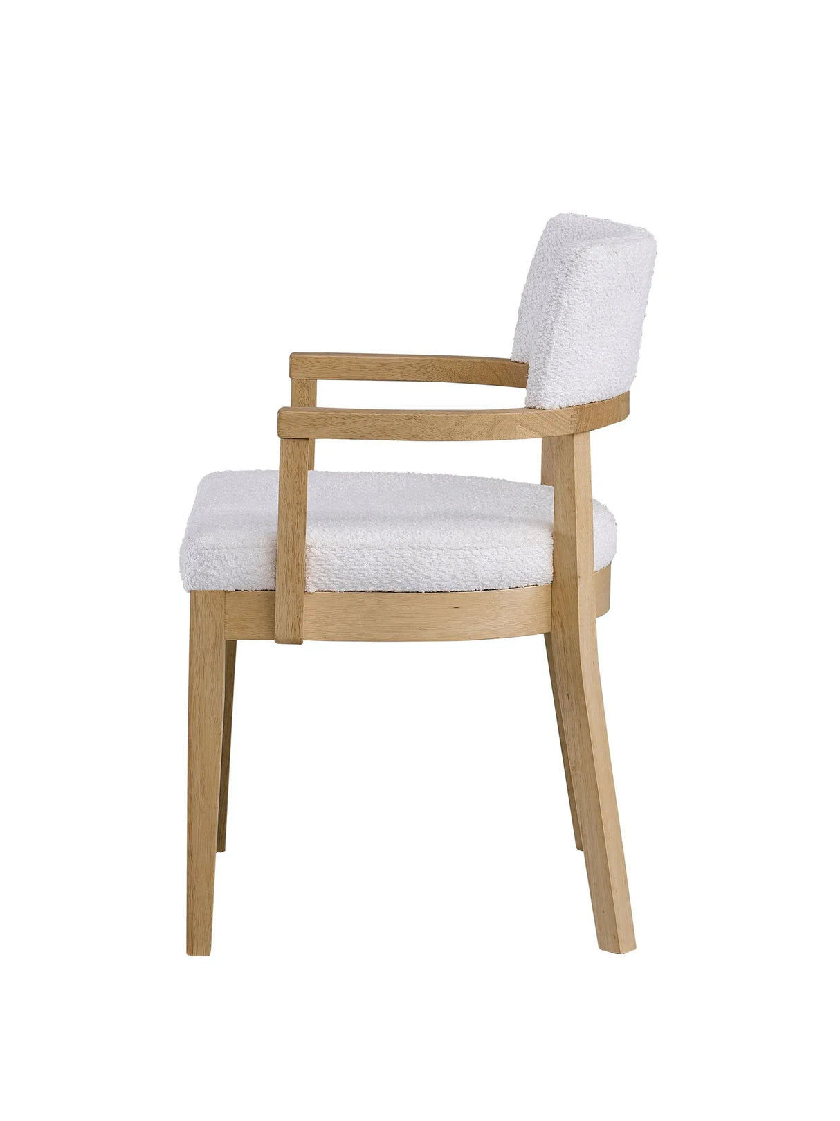 Kasem - Gorge Fabric Side Chair (Set of 2) - White - Furniture Home Direct