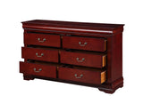Louis Philippe - Bedroom Dresser, Sleek Design - Furniture Home Direct