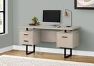 Computer Desk For Home Office, Laptop, Left, Right Set - Up, Storage Drawers, Contemporary & Modern - Furniture Home Direct