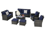 7 PC Rattan Outdoor Set - Furniture Home Direct
