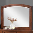 Charming Traditional Mirror - Cherry - Furniture Home Direct