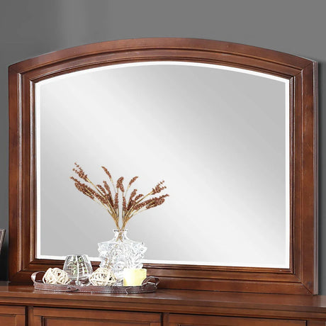 Charming Traditional Mirror - Cherry - Furniture Home Direct