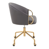 Claire - Stylish Design Contemporary / Glam Task Chair - Furniture Home Direct