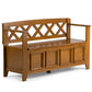 Amherst - Handcrafted Entryway Storage Bench - Furniture Home Direct