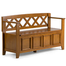 Amherst - Handcrafted Entryway Storage Bench - Furniture Home Direct