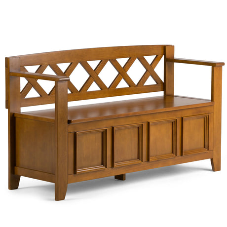 Amherst - Handcrafted Entryway Storage Bench - Furniture Home Direct