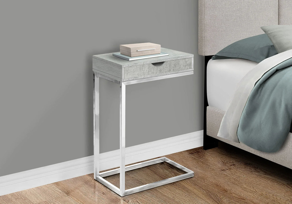 Accent Table, C - Shaped Contemporary Elegant Desig - Furniture Home Direct