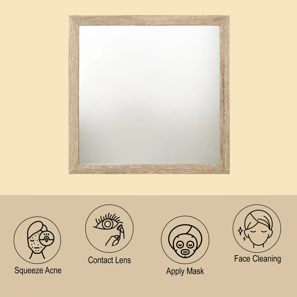 Miquell - Versatile Orientation Mirror - Furniture Home Direct