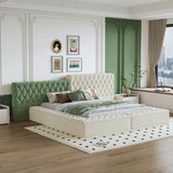 Modern Upholstered Platform Bed With Storage Space, Sturdy And Stable Solid Wood Frame - Furniture Home Direct