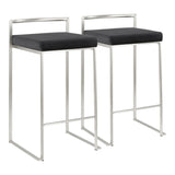 Fuji - Contemporary Elegant Stackable Counter Stool Set - Furniture Home Direct