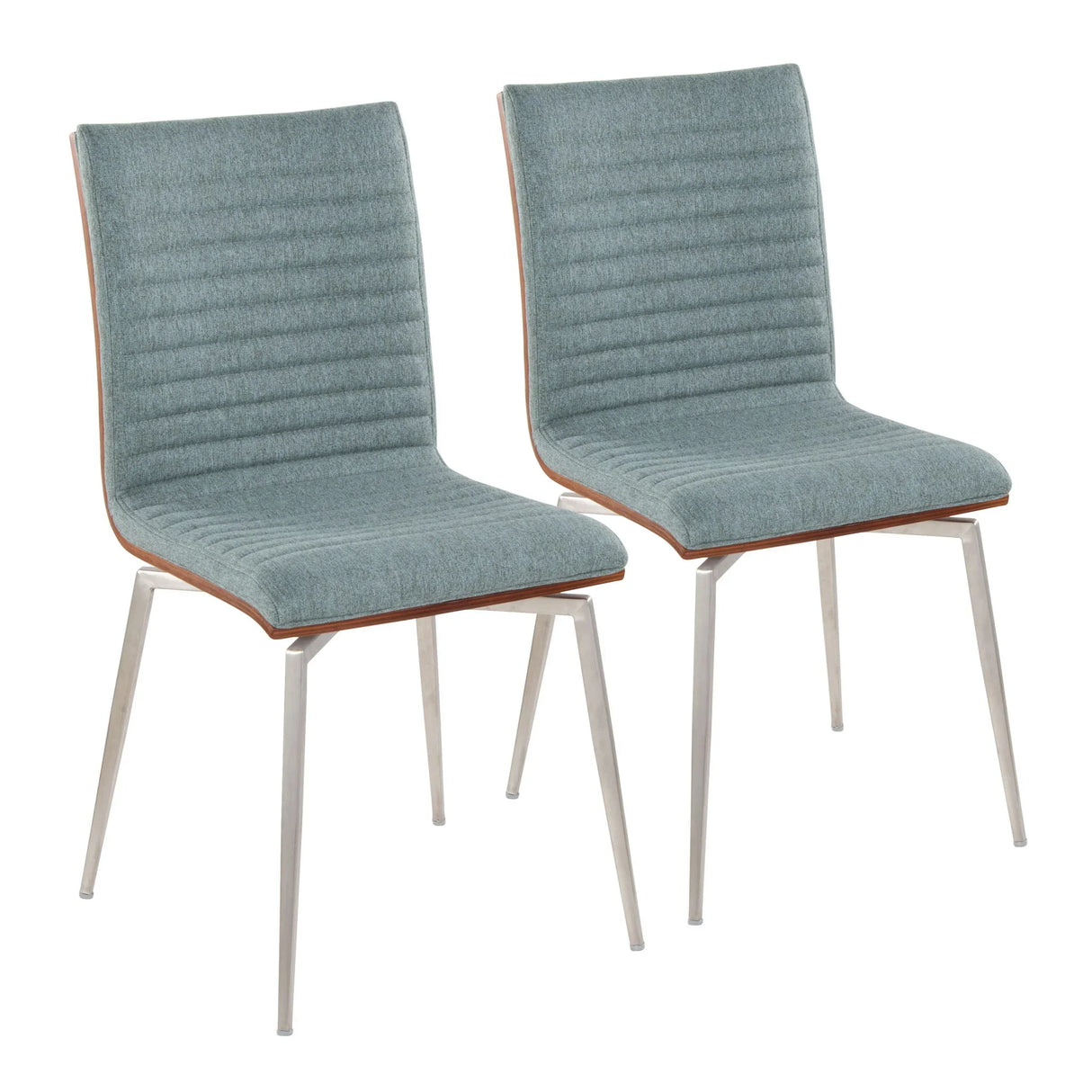 Mason - Contemporary Dining Chair (Set of 2) With Swivel - Furniture Home Direct
