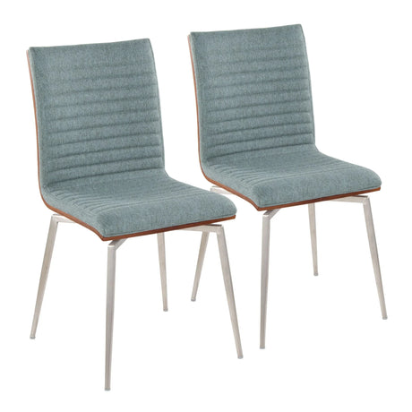 Mason - Contemporary Dining Chair (Set of 2) With Swivel - Furniture Home Direct