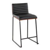 Mason Mara - Contemporary Fixed Height Quality Counter Stool (Set of 2) - Furniture Home Direct