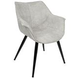 Wrangler - Industrial Chair (Set of 2) - Light Gray - Furniture Home Direct