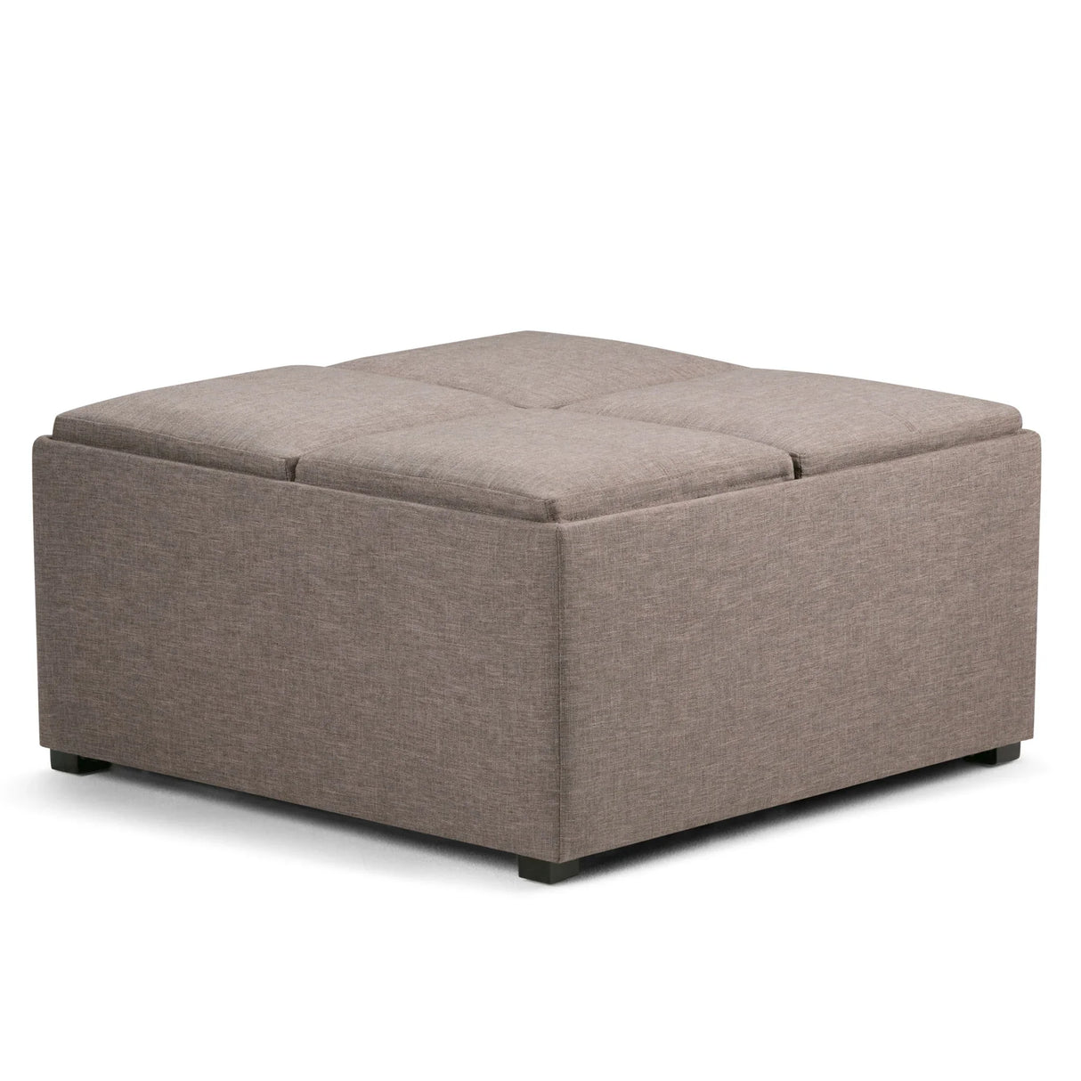 Avalon - Square Coffee Table, Storage Ottoman - Furniture Home Direct