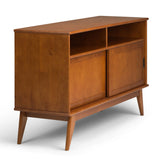 Draper - Handcrafted Mid Century Low TV Media Stand - Furniture Home Direct