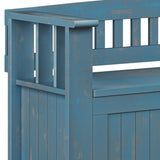 Acadian - Entryway Storage Bench, Handcrafted - Furniture Home Direct