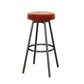 Modern Glam Upholstered Faux Velvet Bar Stool - Furniture Home Direct
