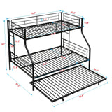 Modern Metal Bunk Bed - Furniture Home Direct