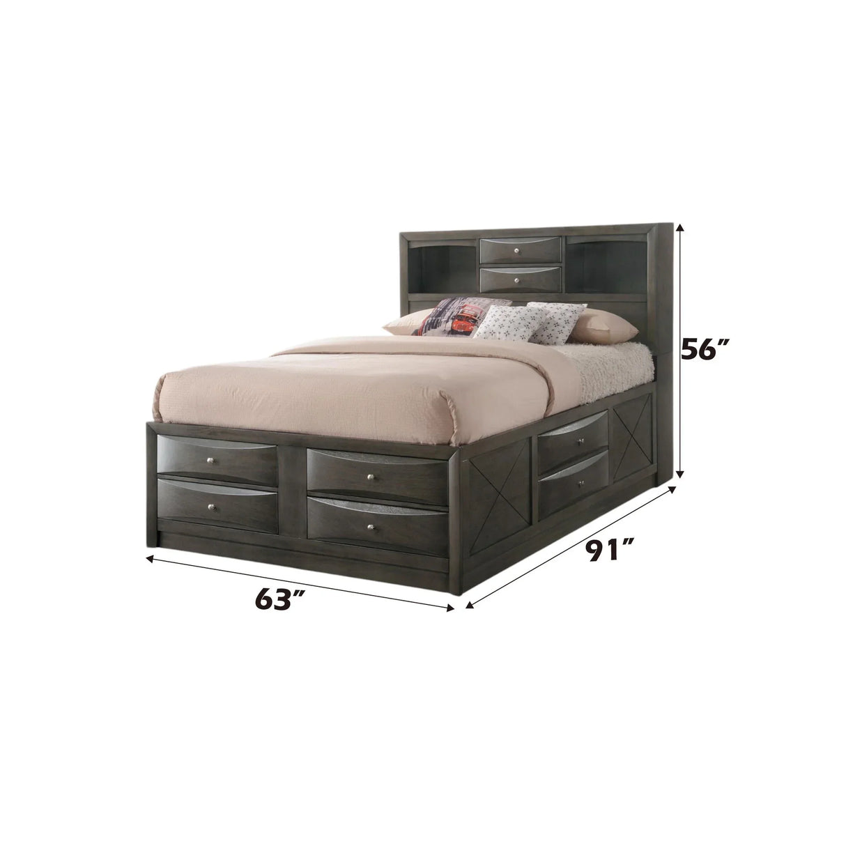 Ireland - Bed With Storage - Furniture Home Direct