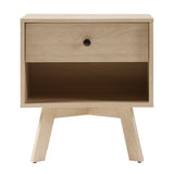 Mid-Century Modern Minimalist 1 Drawer Nightstand - Furniture Home Direct