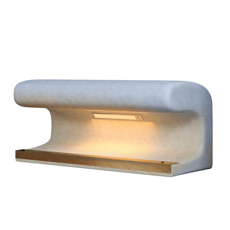 Modern Upholstered Entryway Bench With LED Sensor Light - Furniture Home Direct