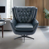 Calvin - Tufted Swivel Chair - Furniture Home Direct