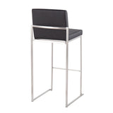 Fuji - Contemporary And Modern Elegance High Back Barstool - Furniture Home Direct