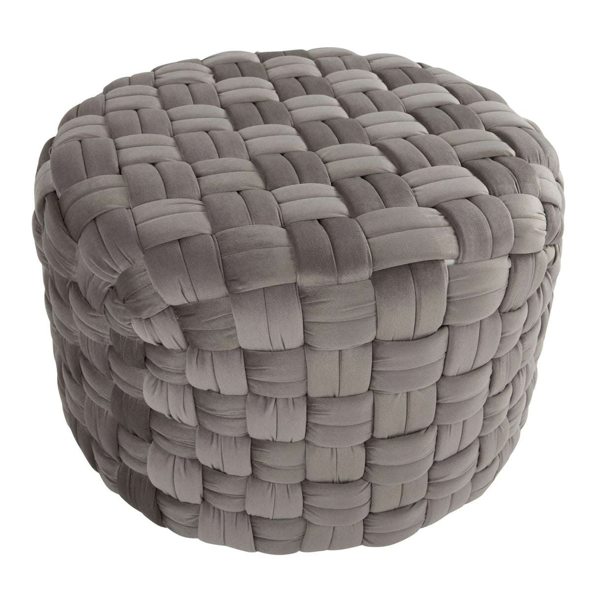Braided - Versatile Round Ottoman - Furniture Home Direct