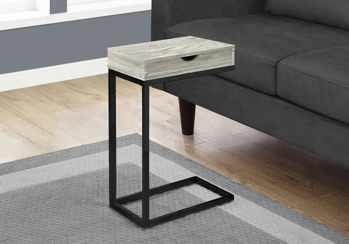 Accent Table, C - Shaped Contemporary Elegant Desig - Furniture Home Direct